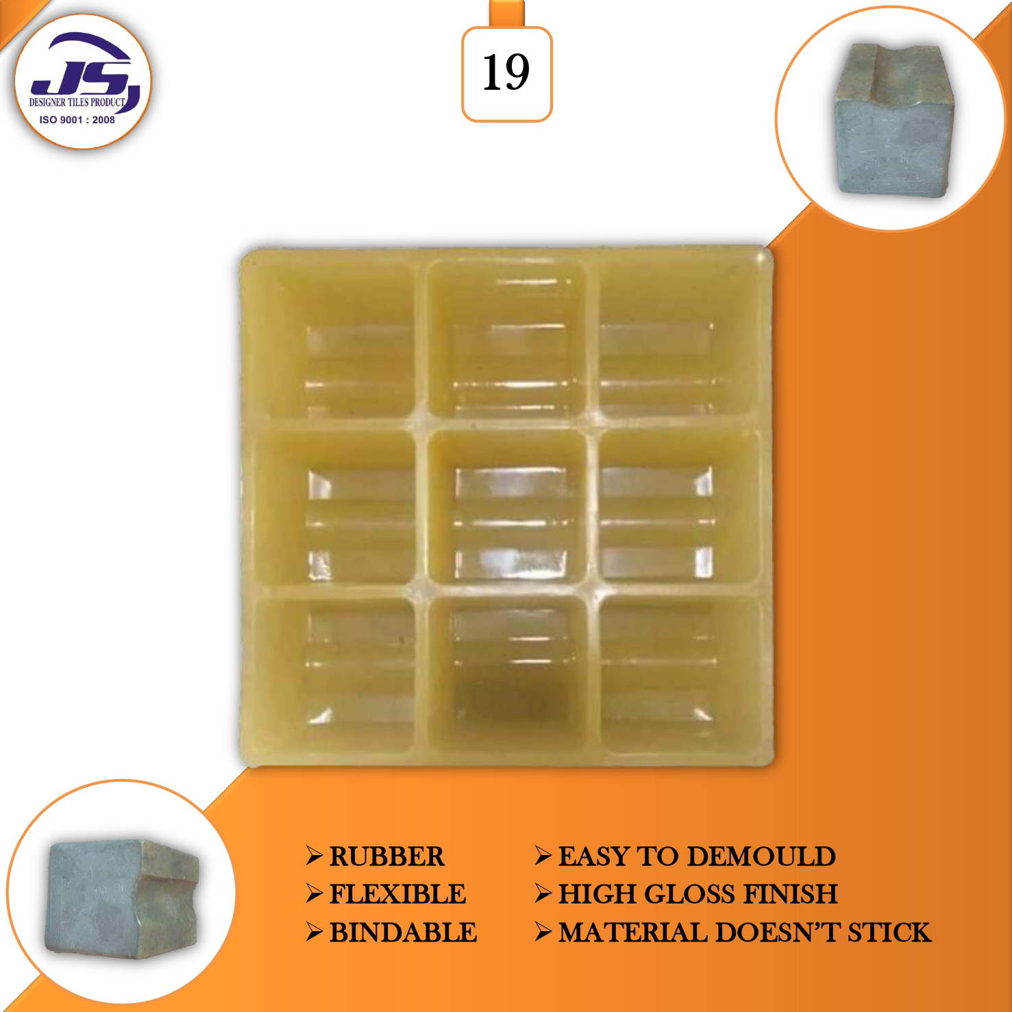 Rubber Moulds Of Cover Blocks